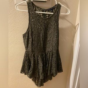 Super cute lace top.